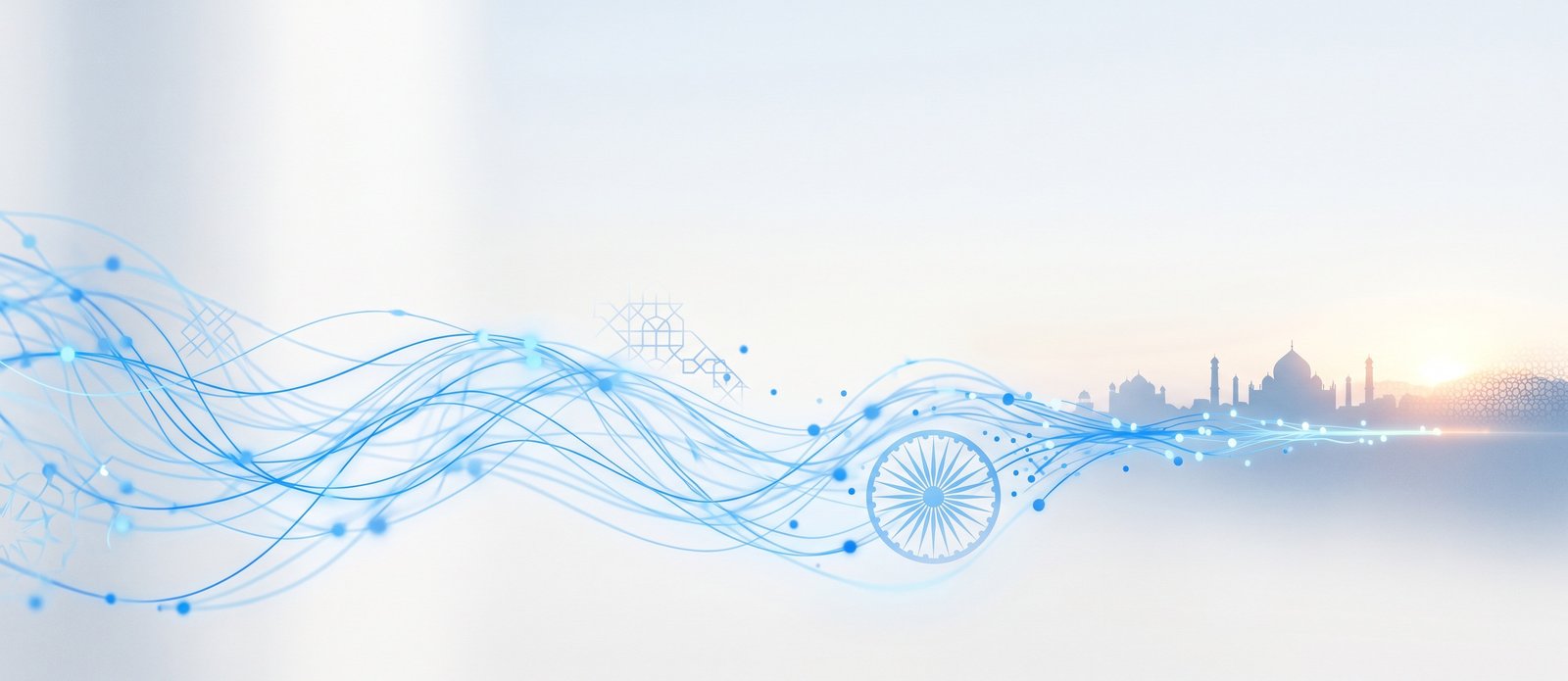 Clark, AICONSORTIUM's sovereign multimodal intelligence, visualised as a luminous federated network reaching across the globe